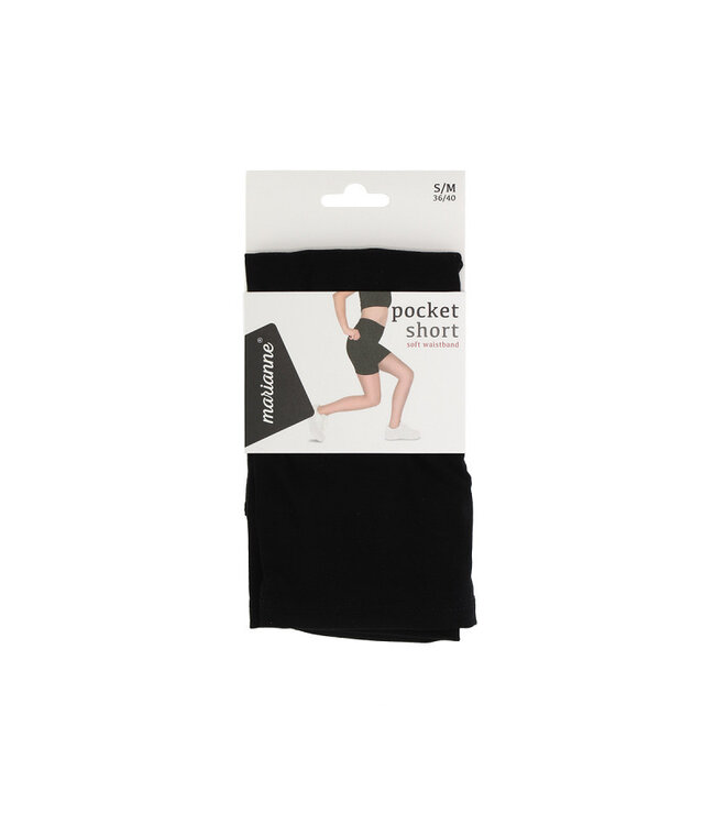 Marianne Short legging met zakje Marianne naadloos