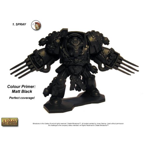 The Army Painter Matt Black - Colour Primer - CP3001