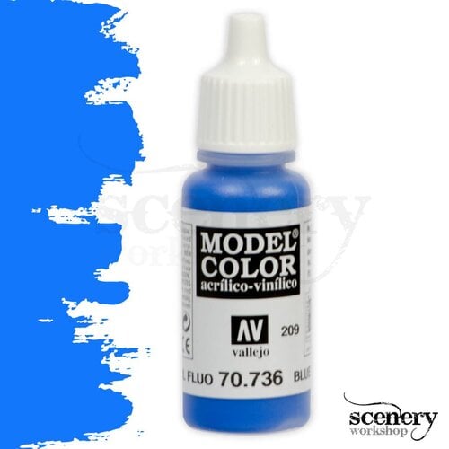 Vallejo ModelColor Blue Fluo - 17ml - 70736