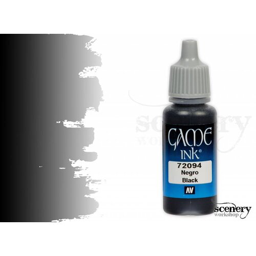Vallejo Game Ink Black - 17ml - 72094
