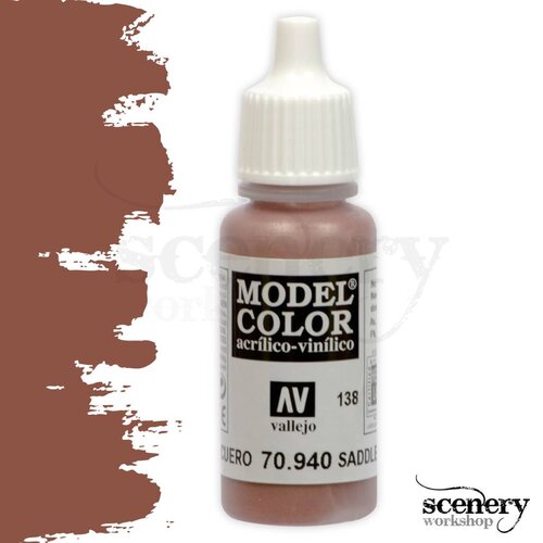 Vallejo Model Color Saddle Brown - 17ml - 70940
