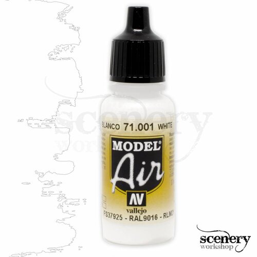 Vallejo Model Air White - 17ml - 71001