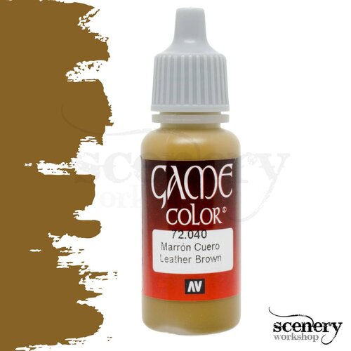 Vallejo Game Color Leather Brown - 17ml - 72040
