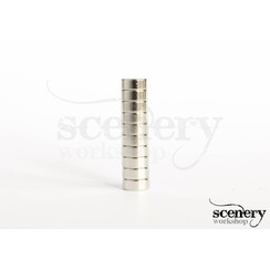 5mm x 2mm Rare Earth Magneten voor miniaturen - 10x - S-05-02-N-10