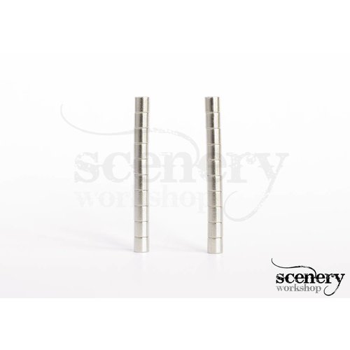 Supermagnete 2mm x 2mm Rare Earth Magnets for miniatures - 20pcs - S-02-02-N-20