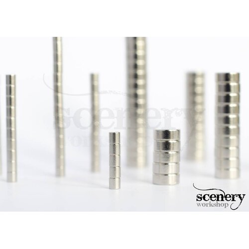 Supermagnete 2mm x 2mm Rare Earth Magnets for miniatures - 20pcs - S-02-02-N-20