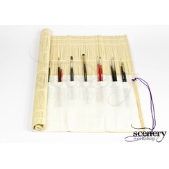 Bamboo brushroll with cotton 36x36cm - 61393