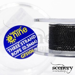 Hobby Round - Three Strand Rope - 0,5mm - GFS106