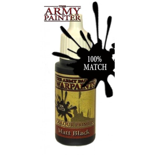The Army Painter Matt Black - Warpaint - 17ml - WP1101