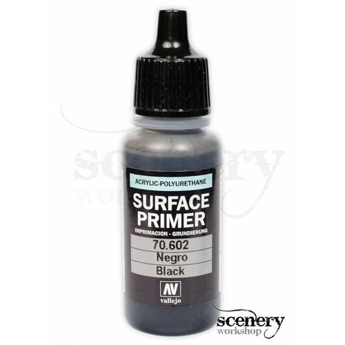Vallejo Surface Primer Black - 17ml - 70602