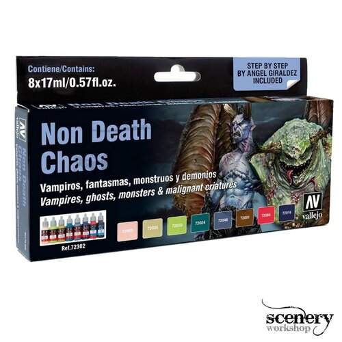 Vallejo Game Color Set Non Death Chaos - 8 kleuren - 17ml - 72302
