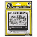 Woodland Scenics Crates, barrels and sacks - 13x - D203