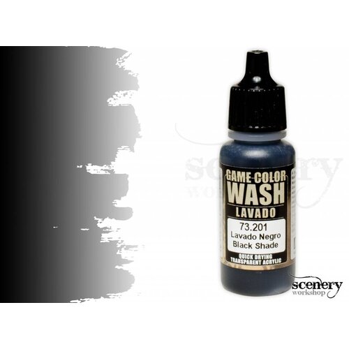 Vallejo Game Color Wash Black Shade - 17ml - 73201