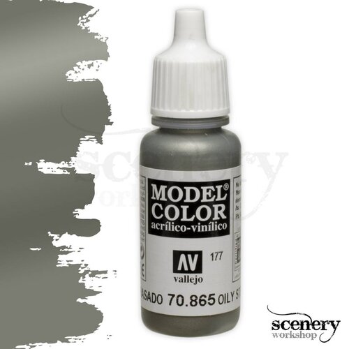 Vallejo Model Color Oily Steel - 17ml - 70865