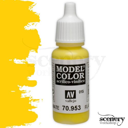 Vallejo Model Color Flat Yellow - 17ml - 70953