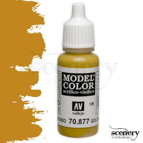 Vallejo Model Color Goldbrown - 17ml - 70877