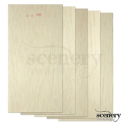 Balsawood 0,6mm x 20cm x 10cm (5) - SWBA-20-10-5-06