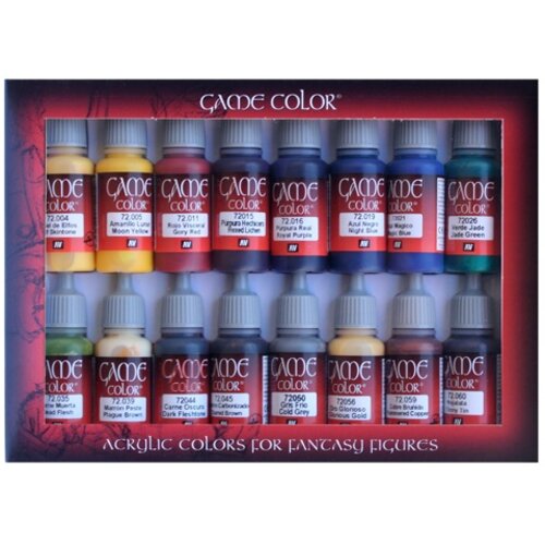 Vallejo Game Color Set Advanced - 16 kleuren - 17ml - 72298