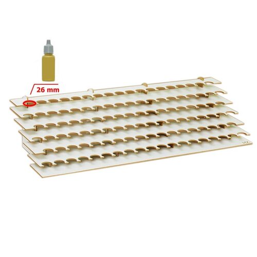 Hobbyzone Large Paint Stand - 25mm potjes groot verfrek - S2s