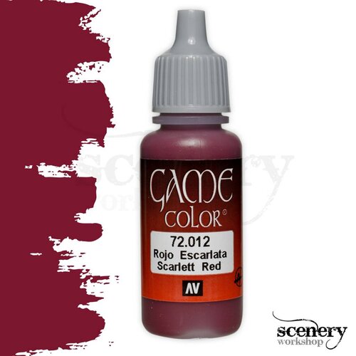 Vallejo Game Color Scarlet Red - 17ml - 72012