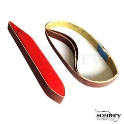 Finger Sander - Schuurmaat + 3 extra schuurbanden - TL-103