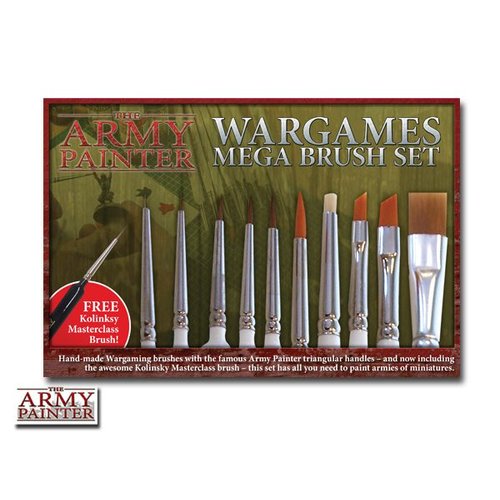 The Army Painter Wargames Mega Brush Set - ST5113