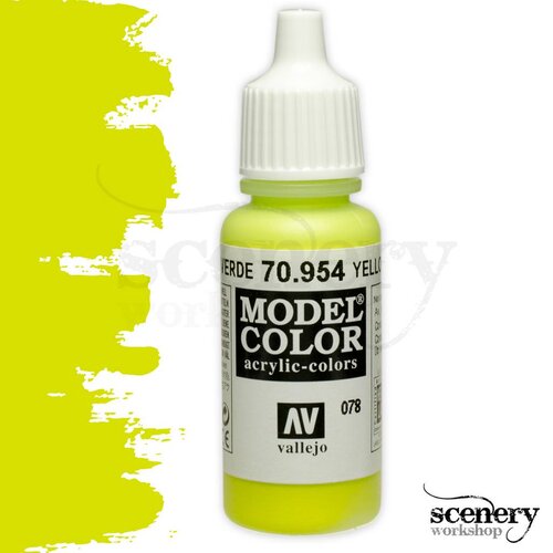 Vallejo Model Color Yellow Green - 17ml - 70954