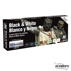 Model Color Black & White - 8 kleuren - 17ml - 70151