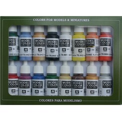 Model Color Set Basic Colors USA - 16 kleuren - 17ml - 70140
