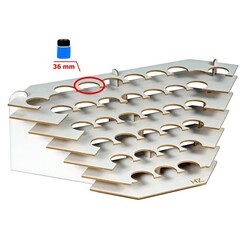 Large Corner Paint Stand - 36mm potjes verfrek - S2Nb