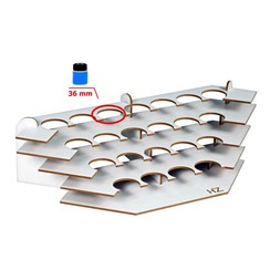 Corner Paint Stand - 36mm potjes verfrek - S1Nb