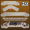 Hobbyzone Corner Paint Stand - 36mm potjes verfrek - S1Nb