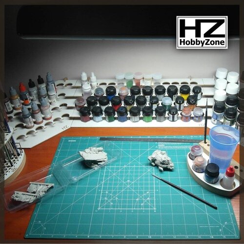 Hobbyzone Corner Paint Stand - 25mm potjes verfrek - S1Ns
