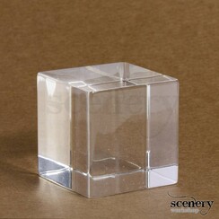 3cm x 3cm plinth transparant acryl - CP-AGW-30mm