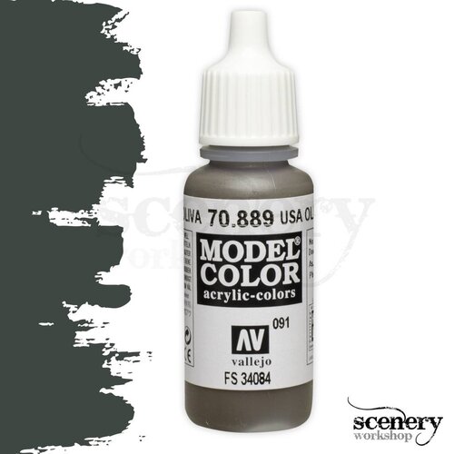 Vallejo Model Color USA Olive Drab - 17ml - 70889