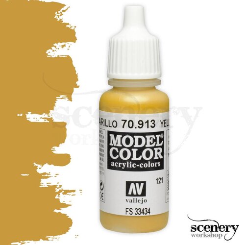 Vallejo Model Color Yellow Ochre - 17ml - 70913
