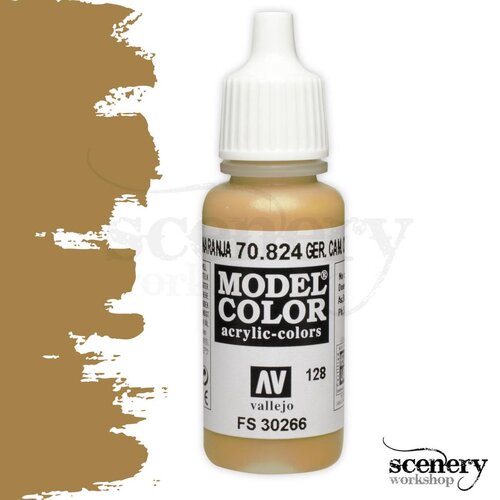 Vallejo Model Color Ger. Cam. Orange Ochre - 17ml - 70824
