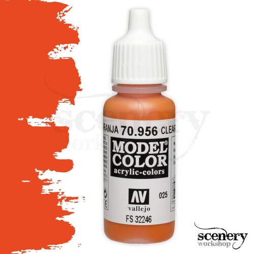 Vallejo Model Color Clear Orange - 17ml - 70956