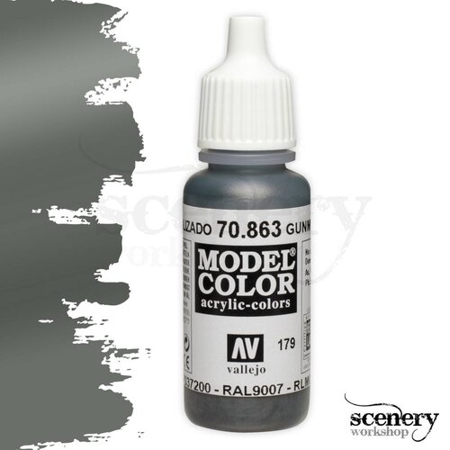 Vallejo Model Color Gunmetal Grey - 17ml - 70863