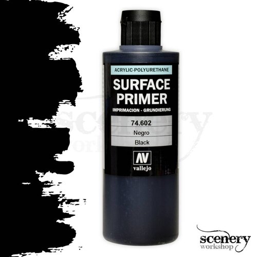 Vallejo Surface Primer Black - 200ml - 74602