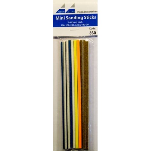 Albion Alloys Mini sanding sticks - 15x - 360