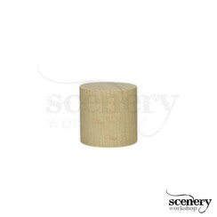 3x3cm sokkel cylinder - ZylinderBucheH/D30x30mm