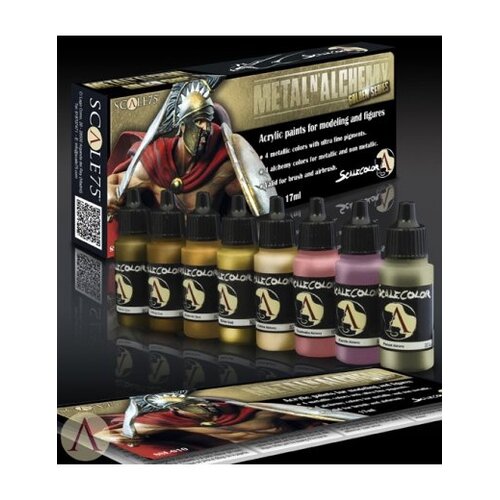 Scale 75 Metal'n Alchemy - Golden metallic paint set - 8 kleuren - 17ml - SSE-010
