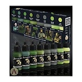 Scale 75 Colors of Nature - Green Paint Set - 8 colors - 17ml - SSE-006
