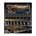 Scale 75 Wood and Leather Paint set - 8 kleuren - 17ml - SSE-004