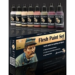 Flesh Paint Set - 8 colors - 17ml - SSE-003