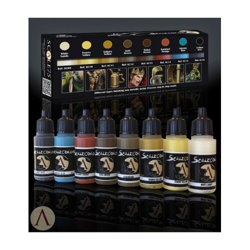 Scale 75 NMM Paint Set Gold and Copper - 8 kleuren - 17ml - SSE-002