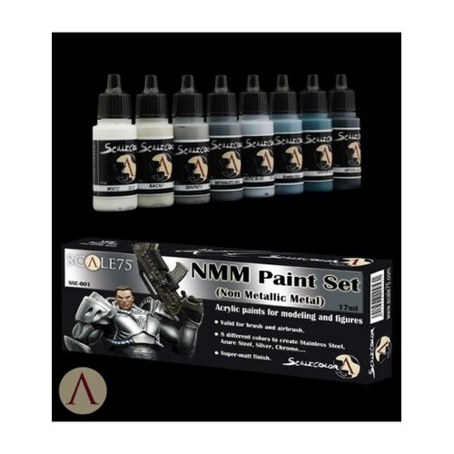 Scale 75 NMM Paint Set Steel - 8 kleuren - 17ml - SSE-001
