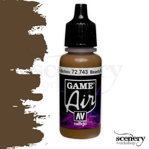 Vallejo Game Air Beasty Brown - 17ml - 72743