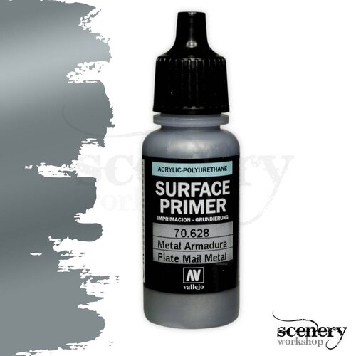 Vallejo Surface Primer Plate Mail Metal - 17ml - 70628